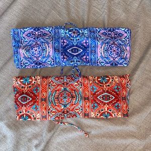 2 Bandeau Bikini Tops